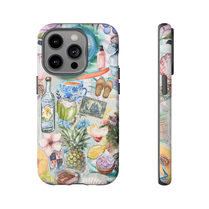 Impact Resistant, Travel Coquette Collage, Cute Phone Cases for Samsung S24, S23, S22, S21, IPhone 15 pro Iphone 14 pro Iphone 13 IPhone 12 Iphone 11 - Studio40ParkLane