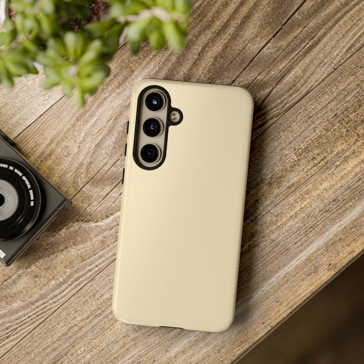 Premium Tough Pale Yellow Gift for Her Cute Phone Cases for Samsung S25 S24, S23, S22, S21, Iphone, 16, 15, 14, 13 Pro Max Ultra - Studio40ParkLane