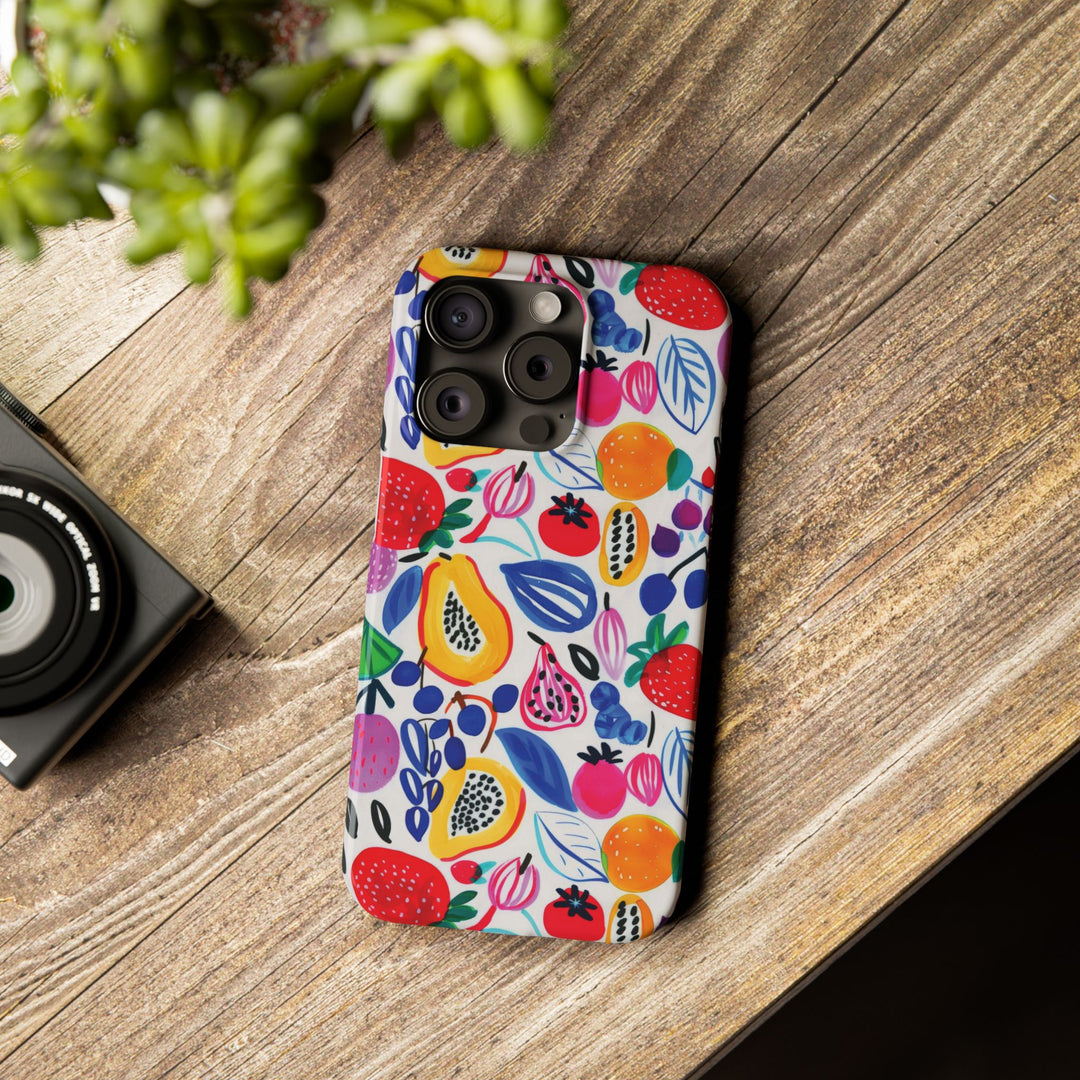 Slim Summer Fruit Cute Phone Case for Iphone 17 | iPhone 16 Case | iPhone 15 Pro Max, Iphone 14, Iphone 14 Pro Max, Iphone 13, Gift for Her