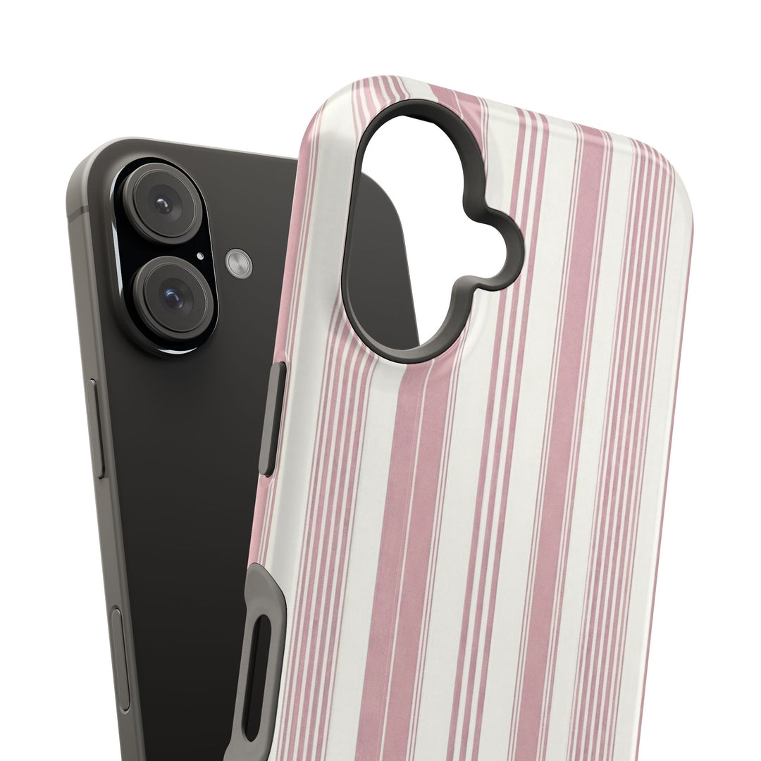 MagSafe Cute Phone Case, Coastal Striped Phone Case for iPhone 17 16 15 14 13 12 Pro Max, Samsung S26 S25 S24 Ultra case - Studio40ParkLane