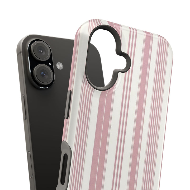 MagSafe Cute Phone Case, Coastal Striped Phone Case for iPhone 17 16 15 14 13 12 Pro Max, Samsung S26 S25 S24 Ultra case - Studio40ParkLane