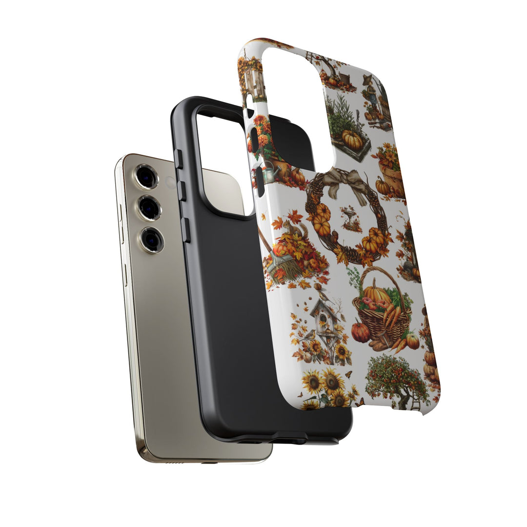 Impact Resistant, Fall Leaves Collage, Cute Phone Cases for Samsung S24, S23, S22, S21, IPhone 15 pro Iphone 14 pro Iphone 13 IPhone 12 Iphone 11 - Studio40ParkLane
