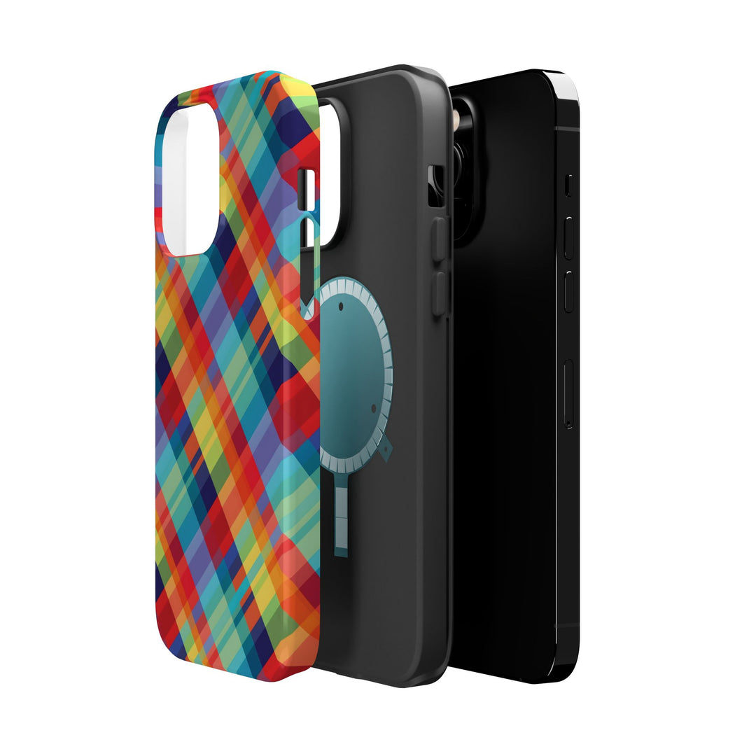 Checkered Plaid Magsafe Gift for Her Cute Phone Case for Iphone, | iPhone 16 | iPhone 15 Pro Max, Iphone 14 Pro Max, 13 12 11 10 9 8 7 - Studio40ParkLane