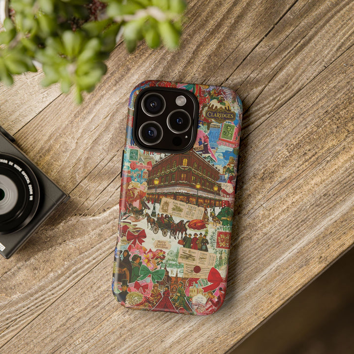 Aesthetic Tough London Coquette Collage Premium Phone Case - For iPhone 17 Pro Max iPhone 16 Pro iPhone 15 Iphone 14 Plus 13 Pro 12 11 10 XR - Studio40ParkLane