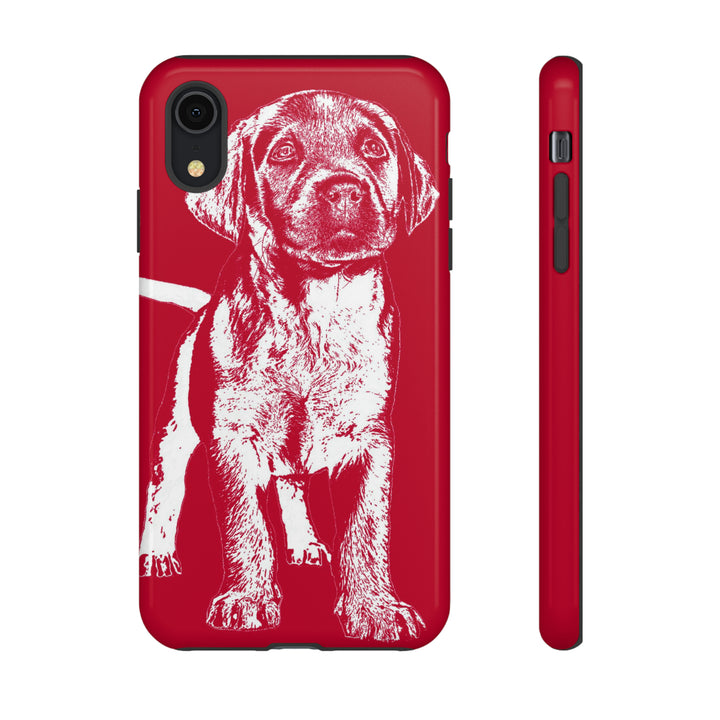 Cute IPhone Case | iPhone 15 Case | iPhone 15 Pro Max Case, Iphone 14 Case, Iphone 14 Pro Max Case IPhone Case for Dog Lovers, Puppy Dog Red - Studio40ParkLane
