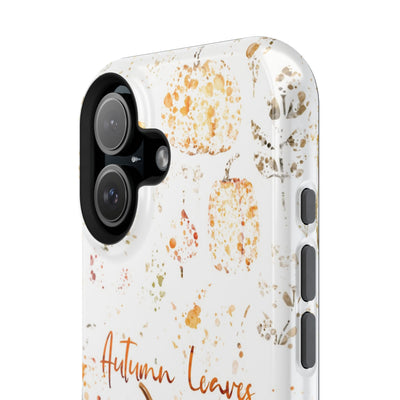 Fall Leaves Pumpkins Tough Magsafe Cute Phone Cases for Iphone | iPhone 15 Case | iPhone 15 Pro Max Case, Iphone 14, Iphone 14 13 12 11 10 9 8 7 - Studio40ParkLane