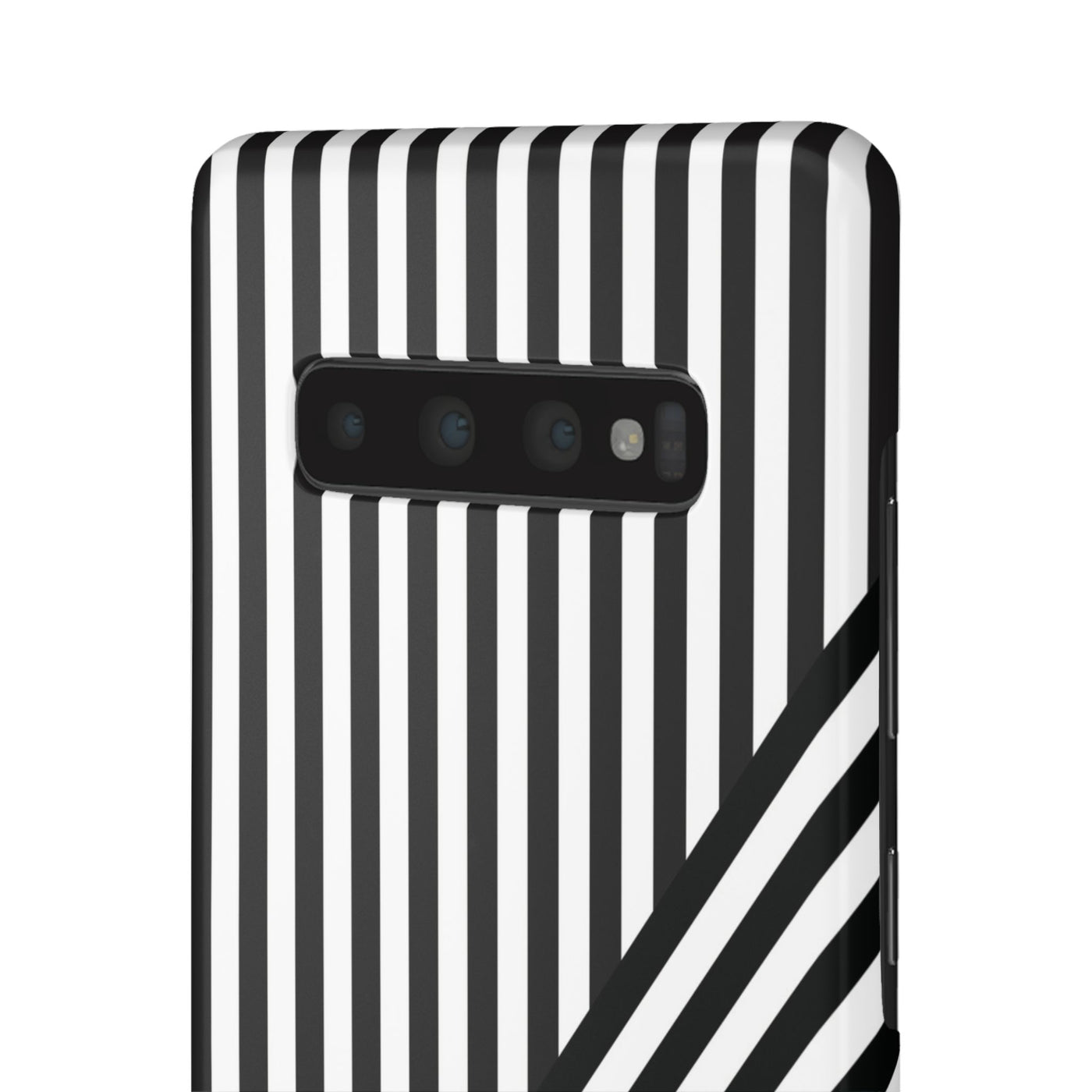 Aesthetic Black White Stripes Cute Phone Case Sleek Snap - For iPhone 17 Pro Max iPhone 16 Pro iPhone 15 Iphone 14 Plus 13 Pro 12 11 10 Gift - Studio40ParkLane