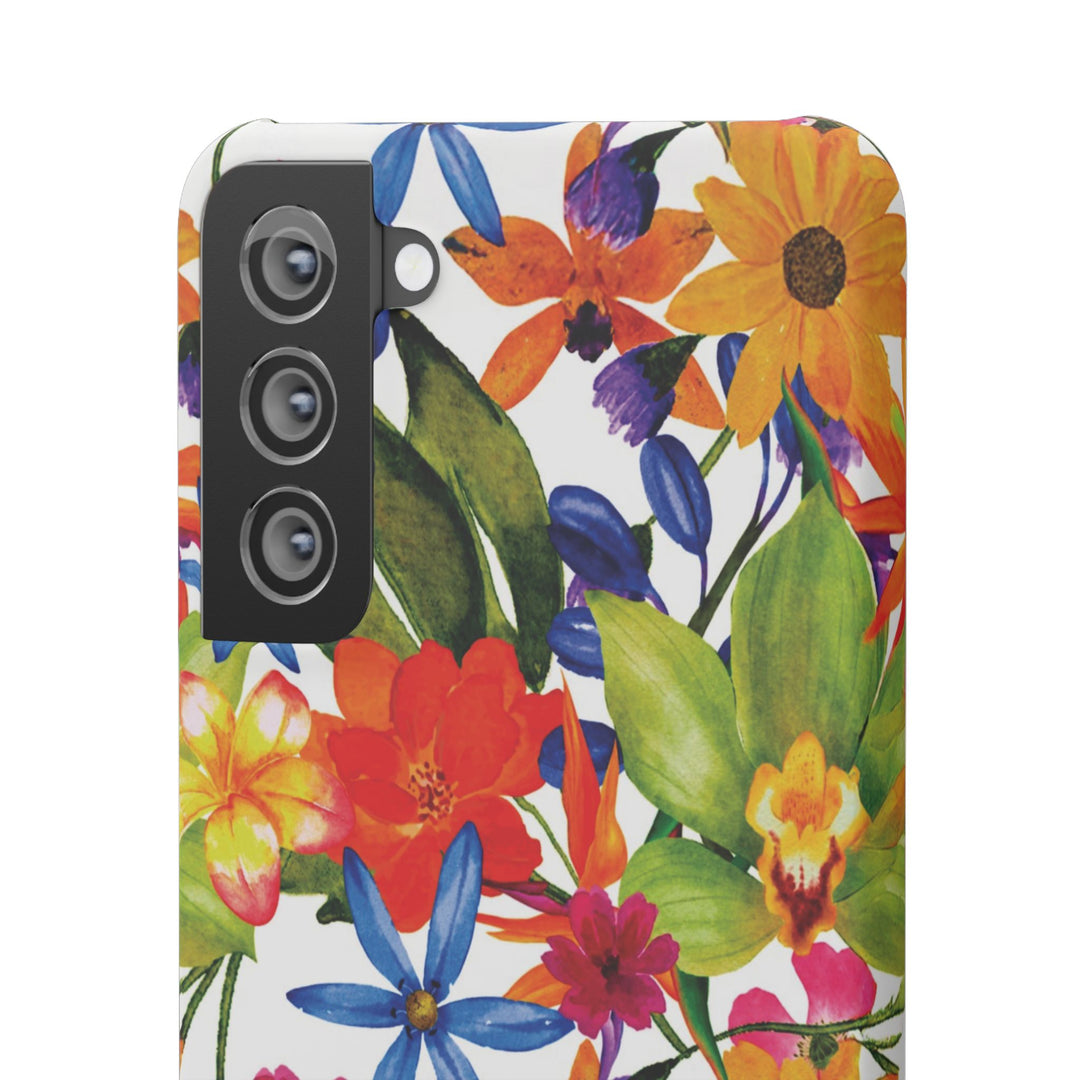 Sleek Snap Colorful Flowers Cute Phone Case for iPhone 16 15 14 13 12 11 X Xs Max Xr Pro Plus Samsung Galaxy S24 S23 S22 S21 S20 Note Ultra