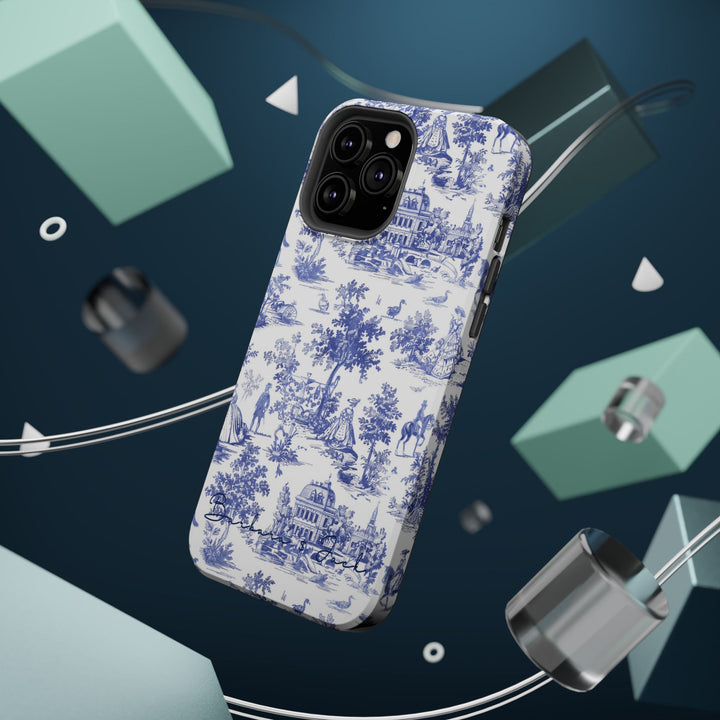 Magsafe French Toile Personalized Initial Custom Gift Cute Phone Cases for Iphone 16 Pro Max | iPhone 15, Pro Max Case, Iphone 14, 13, 12, 11, 10 - Studio40ParkLane