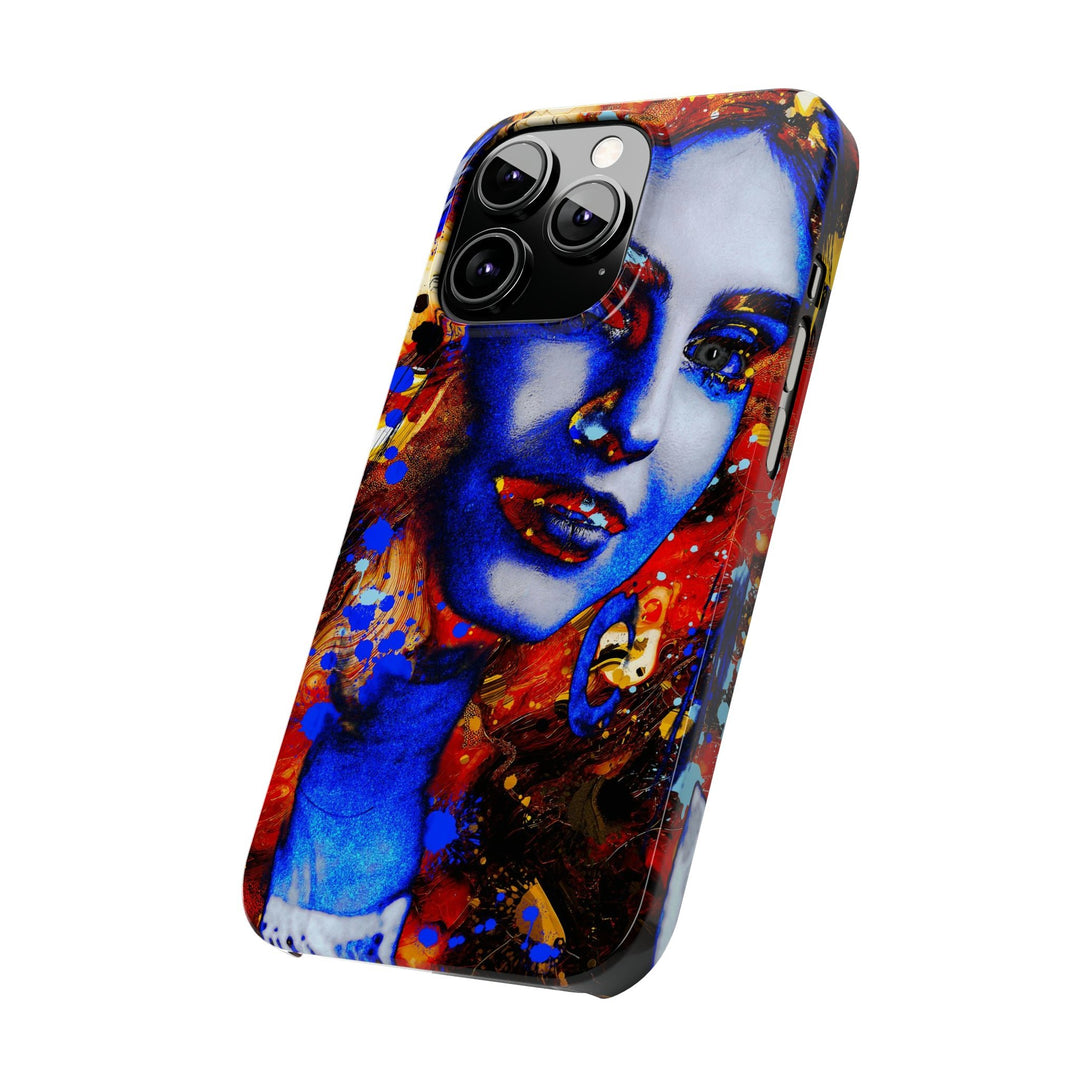 Slim Cute Phone Cases for Iphone - | iPhone 15 Case | iPhone 15 Pro Max Case, Iphone 14 Case, Iphone 14 Pro Max, Iphone 13, Marble Splash Face - Studio40ParkLane