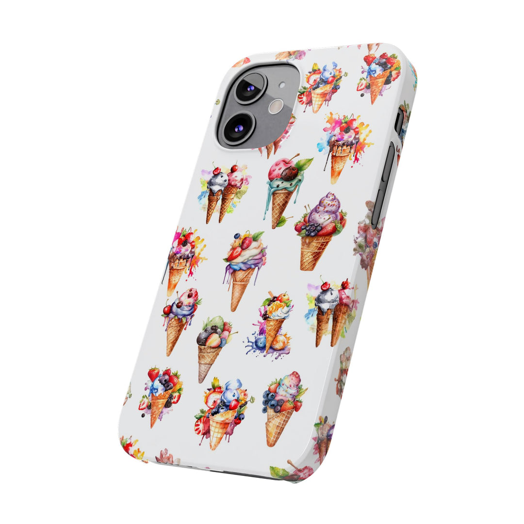 Slim Summer Ice Cream Slim Cute Phone Cases for Iphone | iPhone 15 Case | iPhone 15 Pro Max Case, Iphone 14, Iphone 14 Pro Max, Iphone 13 - Studio40ParkLane