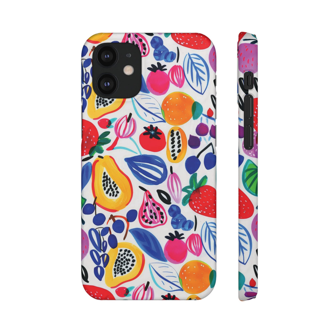 Snap Summer Fruit Gift for Her Cute Phone Cases for Samsung Galaxy S24, S23, S22, S21, S20, Plus, Ultra, Iphone 16, 15, 14, Pro and Max