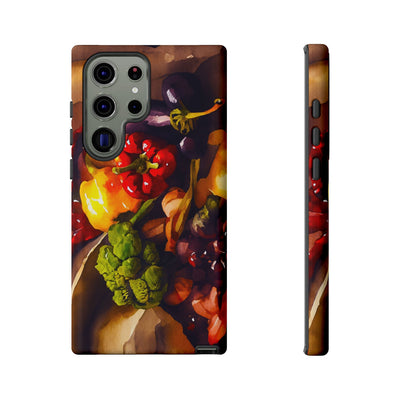 Impact Resistant, Fall Farm Vegetables, Cute Phone Cases for Samsung S24, S23, S22, S21, IPhone 15 pro Iphone 14 pro Iphone 13 IPhone 12 Iphone 11