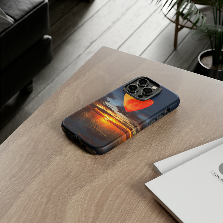 Cute IPhone Case | Rising Heart Love Sunset, iPhone 15 Case | iPhone 15 Pro Case, Iphone 14 Case, Iphone 14 Pro Max Case - Studio40ParkLane