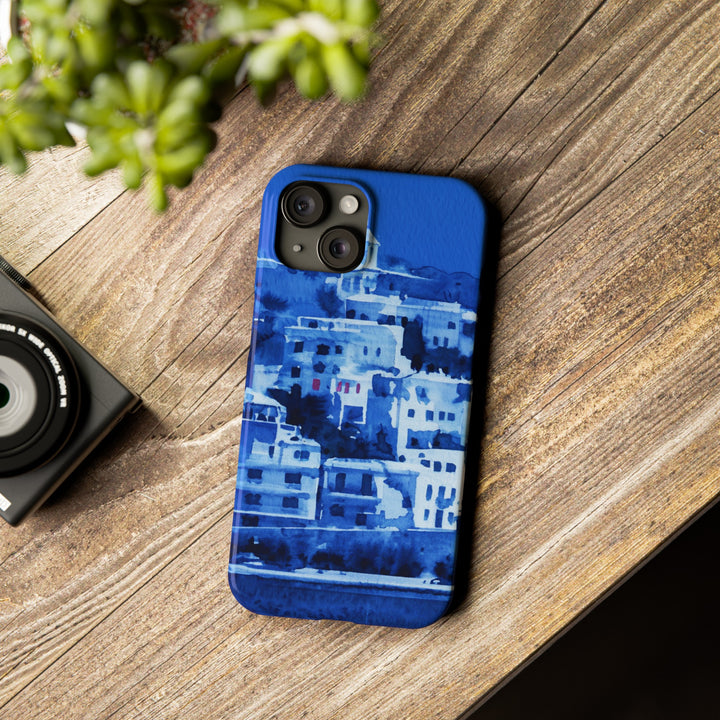 Slim Cute Phone Cases for Iphone | iPhone 15 Case | iPhone 15 Pro Max Case, Iphone 14, Iphone 14 Pro Max, Iphone 13, Greek Island Blue - Studio40ParkLane