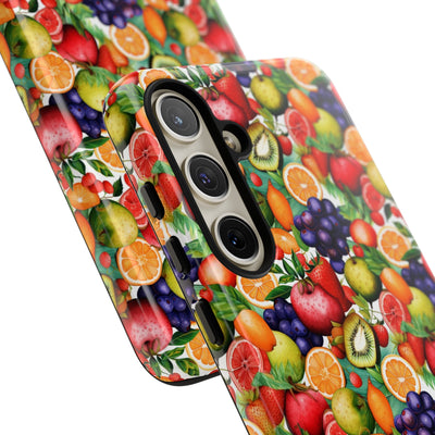 Impact Resistant, Fall Fruit, Cute Phone Cases for Samsung S24, S23, S22, S21, IPhone 15 pro Iphone 14 pro Iphone 13 IPhone 12 Iphone 11