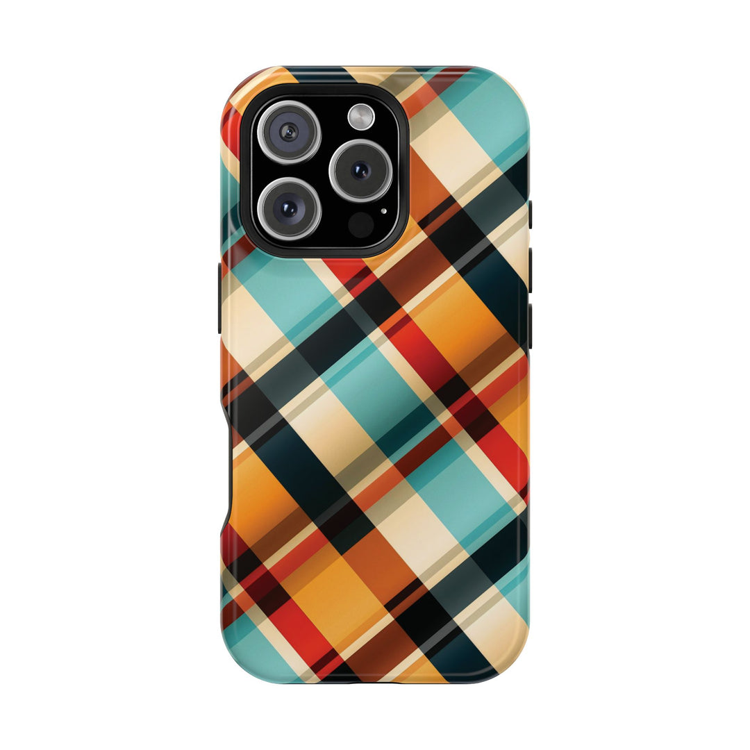 Checkered Plaid Magsafe Gift for Her Cute Phone Case for Iphone, | iPhone 16 | iPhone 15 Pro Max, Iphone 14 Pro Max, 13 12 11 10 9 8 7 - Studio40ParkLane