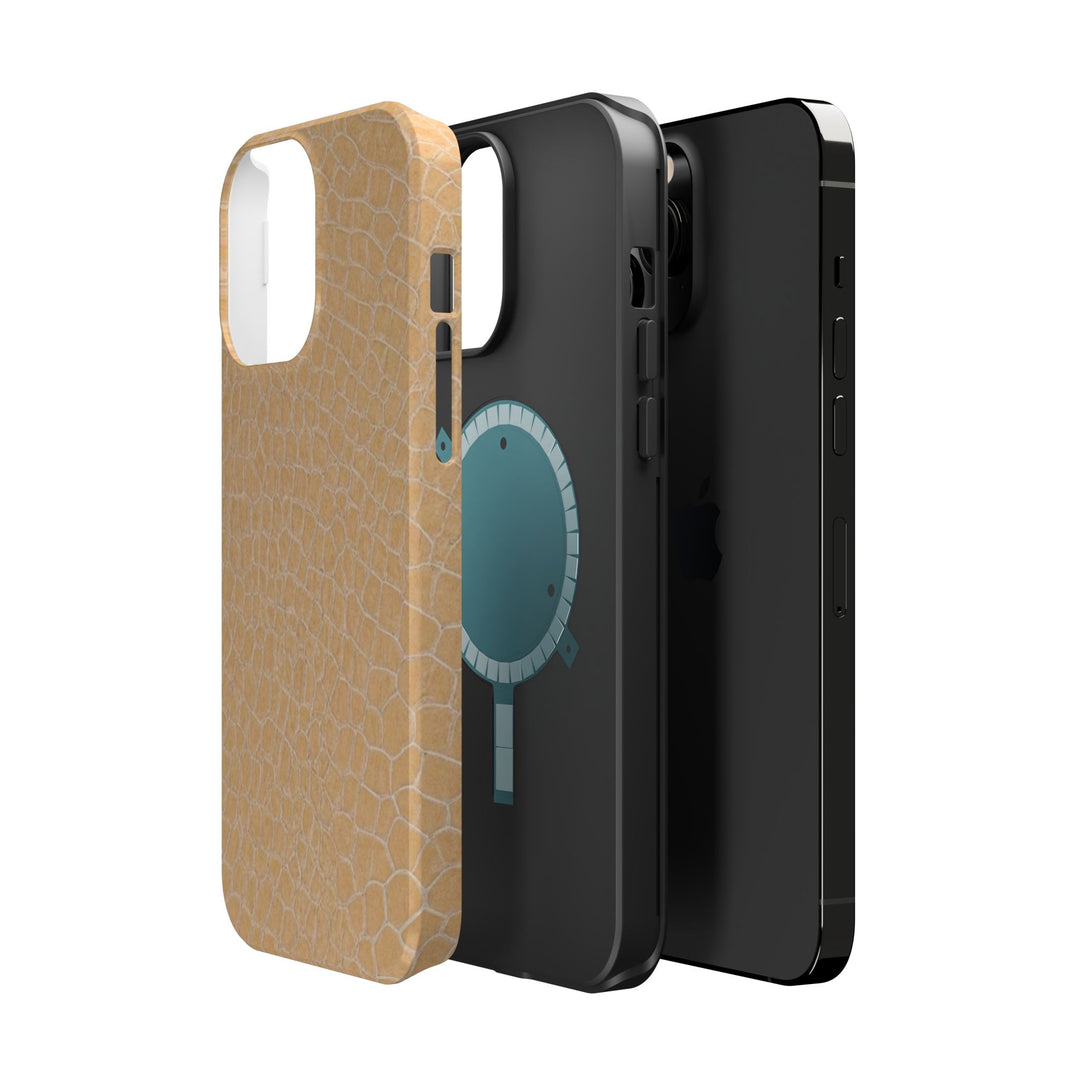 Non Leather Beige Color Pattern Magsafe Cute Phone Case for Iphone Gift for Her, | iPhone 15 Case | iPhone 15 Pro Max Case, Iphone 14, Iphone 14 Pro Max, Iphone 13, Iphone 16 - Studio40ParkLane