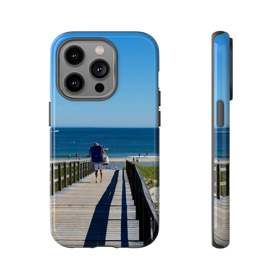 Cute Samsung Case | Cool Iphone Case | Summer Beach Walk, Samsung S24, S23, S22, S21, IPhone 15 Case | Iphone 14 Case, Iphone 13 Case - Studio40ParkLane