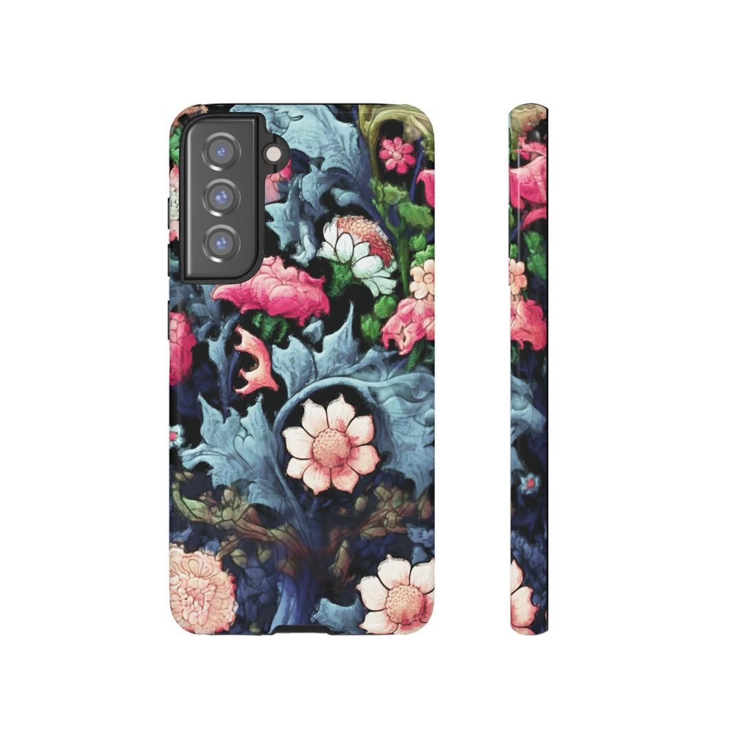 Cute Samsung Phone Case | Aesthetic Samsung Phone Case | Galaxy S23, S22, S21, S20 | Luxury Double Layer | Cool Flowers Design Floral - Studio40ParkLane