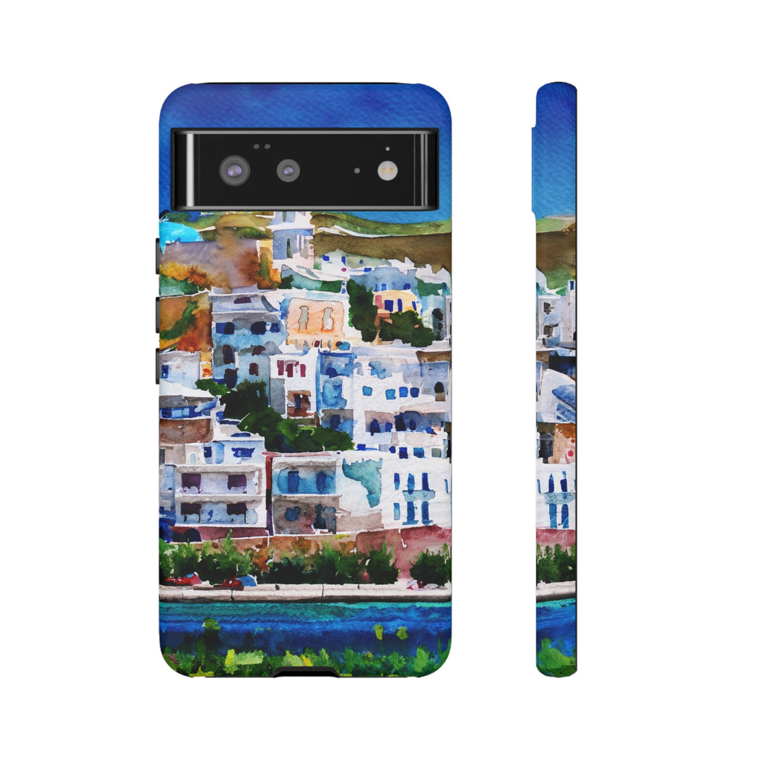 Impact Resistant, Greece House, Cute Phone Cases for Samsung S24, S23, S22, S21, IPhone 15 pro Iphone 14 pro Iphone 13 IPhone 12 Iphone 11 - Studio40ParkLane
