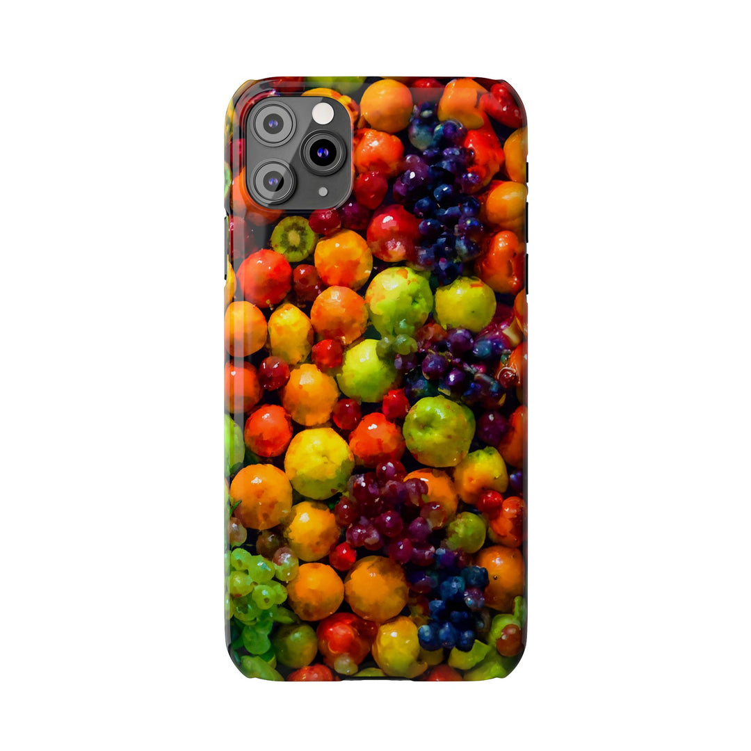 Slim Cute Phone Cases for Iphone | iPhone 15 Case | iPhone 15 Pro Max Case, Iphone 14, Iphone 14 Pro Max, Iphone 13, Summer Assorted Fruits - Studio40ParkLane