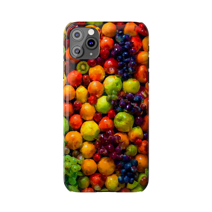 Slim Cute Phone Cases for Iphone | iPhone 15 Case | iPhone 15 Pro Max Case, Iphone 14, Iphone 14 Pro Max, Iphone 13, Summer Assorted Fruits - Studio40ParkLane