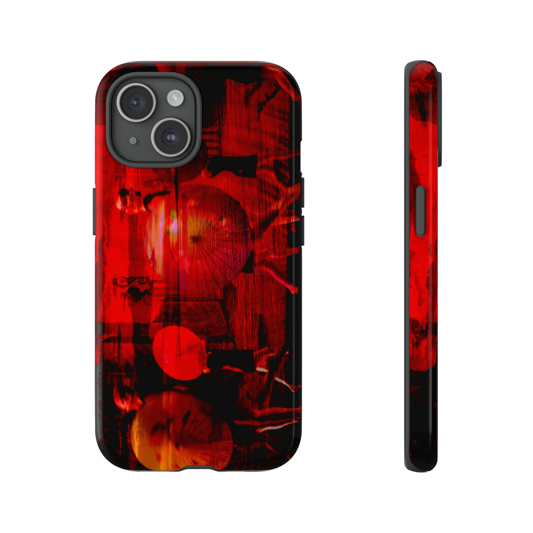 Cute IPhone Case | iPhone 15 Case | iPhone 15 Pro Max Case, Iphone 14 Case, Iphone 14 Pro Max Case IPhone Case for Art Lovers, Sunset Dance Red - Studio40ParkLane