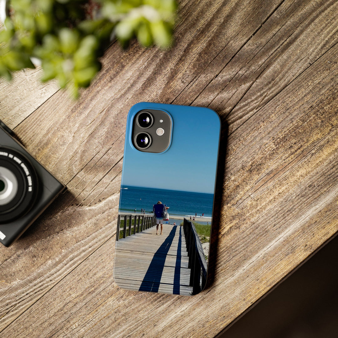 Slim Cute Phone Cases for Iphone - | iPhone 15 Case | iPhone 15 Pro Max Case, Iphone 14 Case, Iphone 14 Pro Max, Iphone 13, Summer Beach Walk - Studio40ParkLane