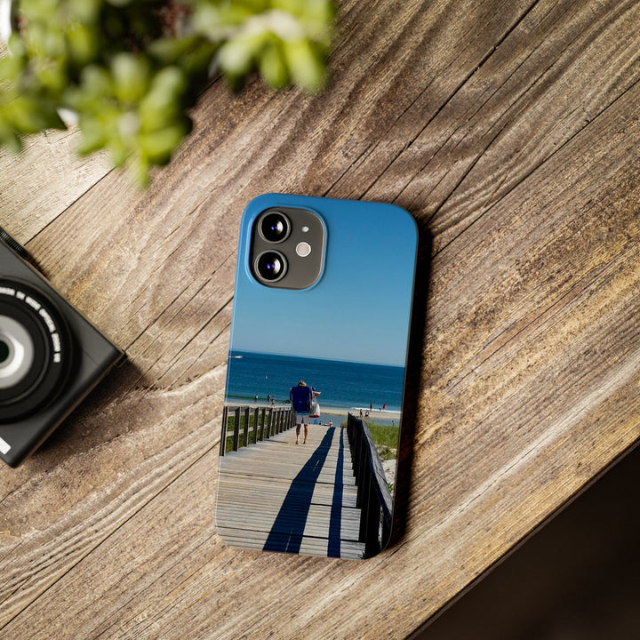 Slim Cute Phone Cases for Iphone - | iPhone 15 Case | iPhone 15 Pro Max Case, Iphone 14 Case, Iphone 14 Pro Max, Iphone 13, Summer Beach Walk - Studio40ParkLane