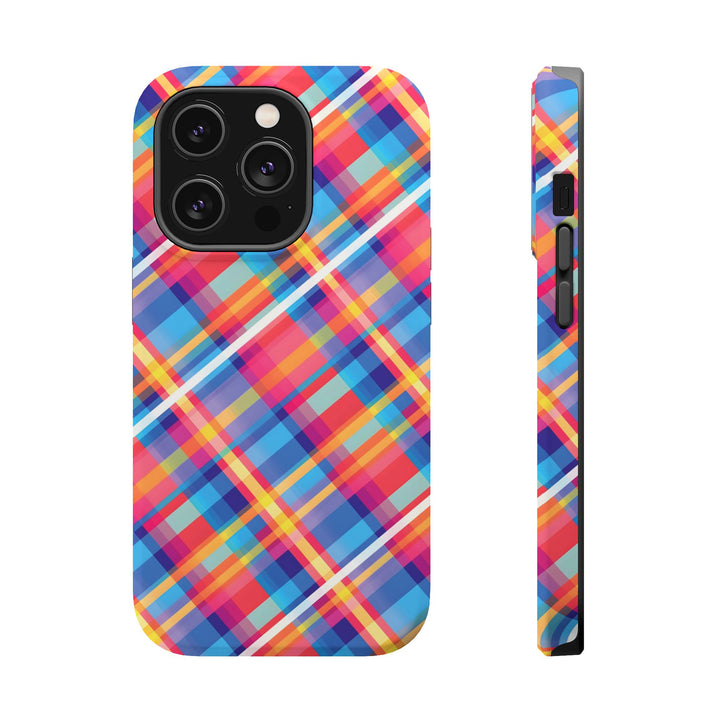 Checkered Plaid Magsafe Gift for Her Cute Phone Case for Iphone, | iPhone 16 | iPhone 15 Pro Max, Iphone 14 Pro Max, 13 12 11 10 9 8 7 - Studio40ParkLane