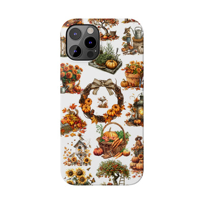 Fall Leaves Collage Slim Cute Phone Cases for Iphone | iPhone 15 Case | iPhone 15 Pro Max Case, Iphone 14, Iphone 14 Pro Max, Iphone 13, 12