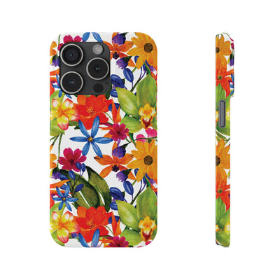 Slim Spring Flowers Gift for Her Cute Phone Cases for Iphone 16 Pro Max | iPhone 15 Case | iPhone 15 Pro Max Case, Iphone 14, 13, 12, 11, 10, 8, 7 - Studio40ParkLane