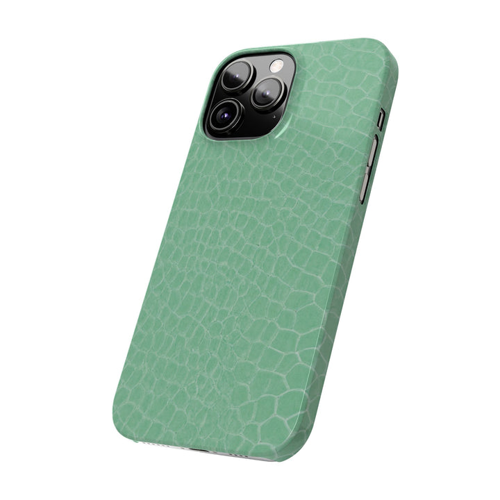 Slim Non Leather Mint Color Pattern Gift for Her Cute Phone Cases for Iphone 16 Pro Max | iPhone 15 Case | iPhone 15 Pro Max Case, Iphone 14, 13, 12, 11, 10, 8, 7 - Studio40ParkLane