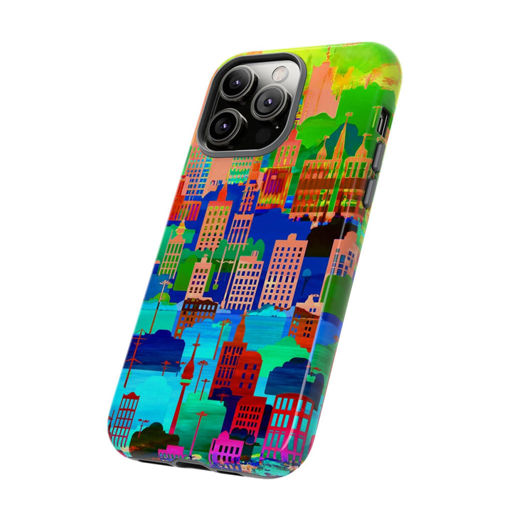 Cute Samsung Case | Cool Iphone Case | Summer City Skyline, Samsung S24, S23, S22, S21, IPhone 15 Case | Iphone 14 Case, Iphone 13 Case - Studio40ParkLane