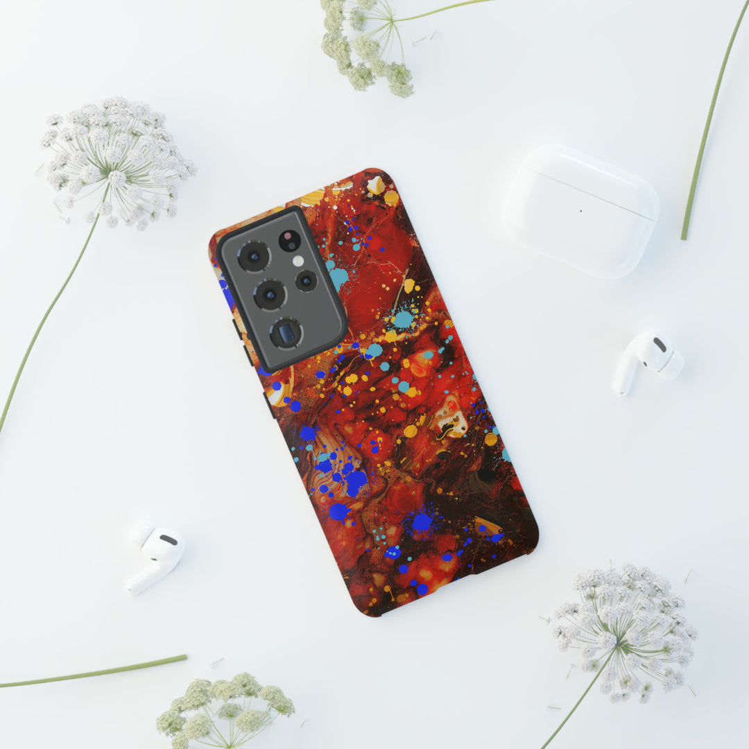 Cool Phone Case | Aesthetic Phone Case | Fall Colors Marble | For Samsung Galaxy S23, S22, S21, S20 | Luxury Double Layer | Cute - Studio40ParkLane