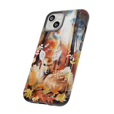 Autumn Fall Deer Forest Gift for Her Cute Phone Case for, Samsung Galaxy S24, S23, S22, S21, IPhone 16 Case | Iphone 15, Iphone 14, IPhone 13 Case