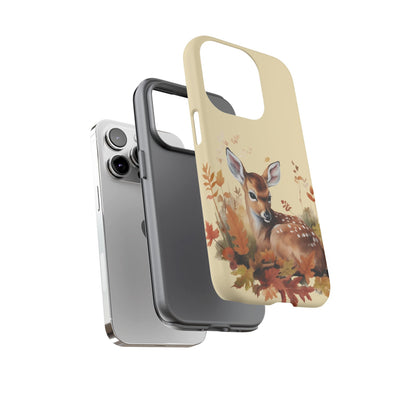 Autumn Fall Deer Gift for Her Cute Phone Case for, Samsung Galaxy S24, S23, S22, S21, IPhone 16 Case | Iphone 15, Iphone 14, IPhone 13 Case