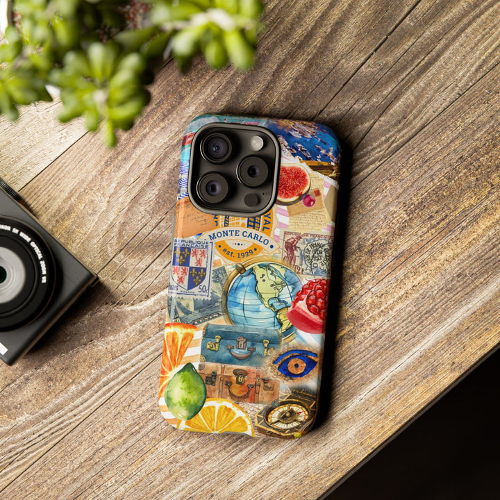Cute European Summer Collage Phone Case, for IPhone 16 Case | Iphone 15, Iphone 14, IPhone 13 Case, 11 8 7, Samsung Galaxy S24, S23, S22, S21 Extra Protective - Studio40ParkLane