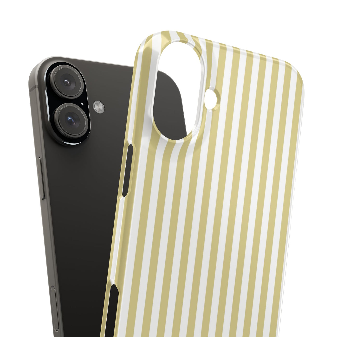 Slim Soft Yellow Striped Cute Phone Case for Iphone 16 - | iPhone 15 Pro Max Case | iPhone 14 Case Iphone 13 12 11 10 9 8 7 XS Gift for Her - Studio40ParkLane
