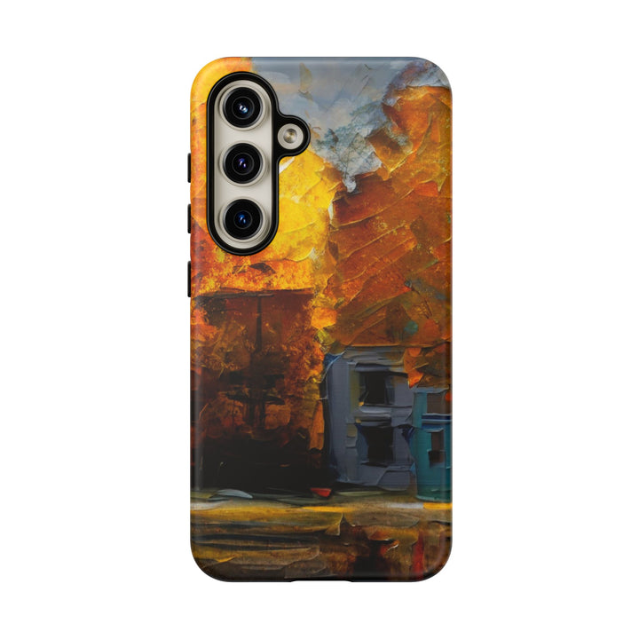 Impact Resistant, Fall Leaves Oil Painting, Cute Phone Cases for Samsung S24, S23, S22, S21, IPhone 15 pro Iphone 14 pro Iphone 13 IPhone 12 Iphone 11 - Studio40ParkLane