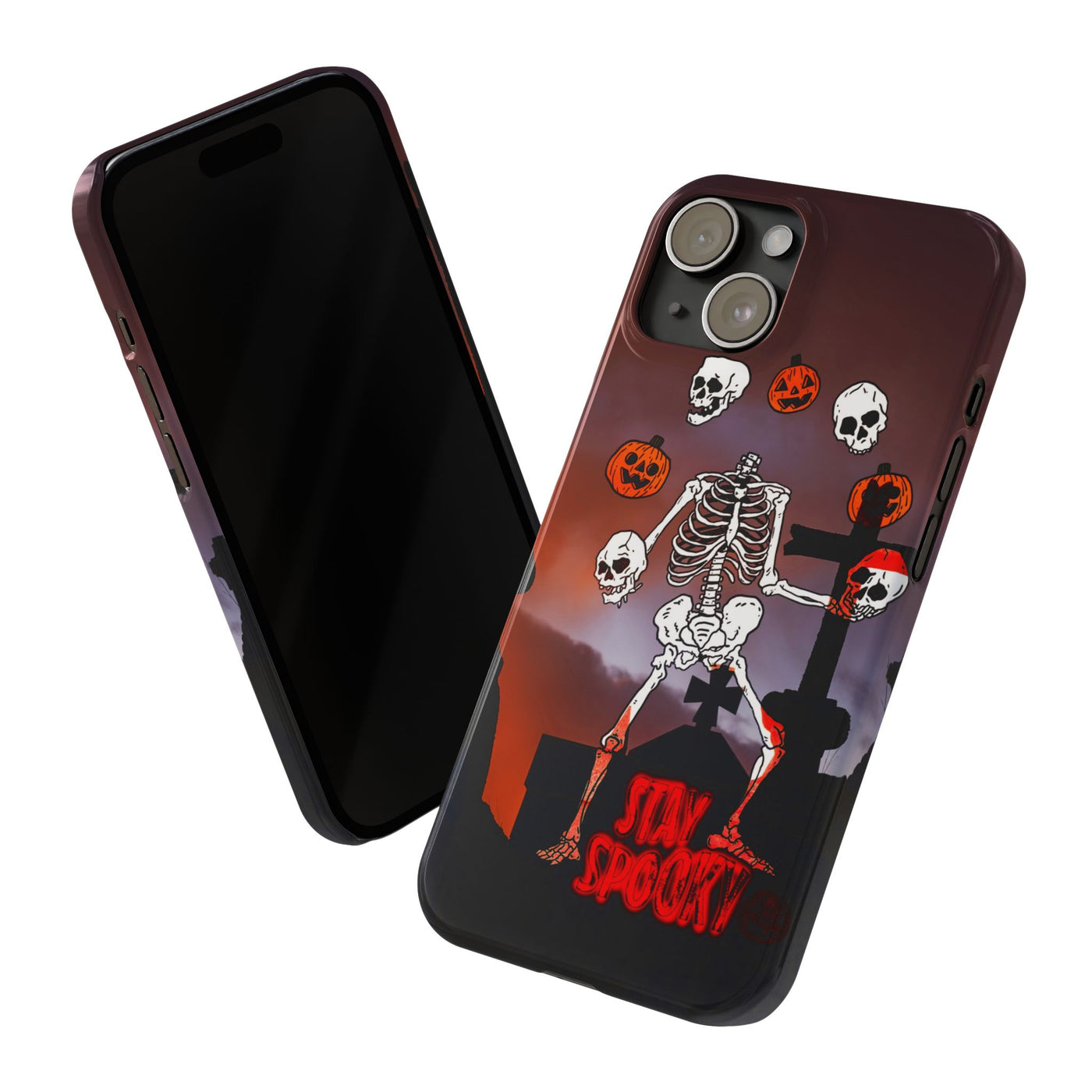 Slim Halloween Spooky Slim Cute Phone Cases for Iphone  | iPhone 15 Case | iPhone 15 Pro Max Case, Iphone 14, Iphone 14 Pro Max, Iphone 13