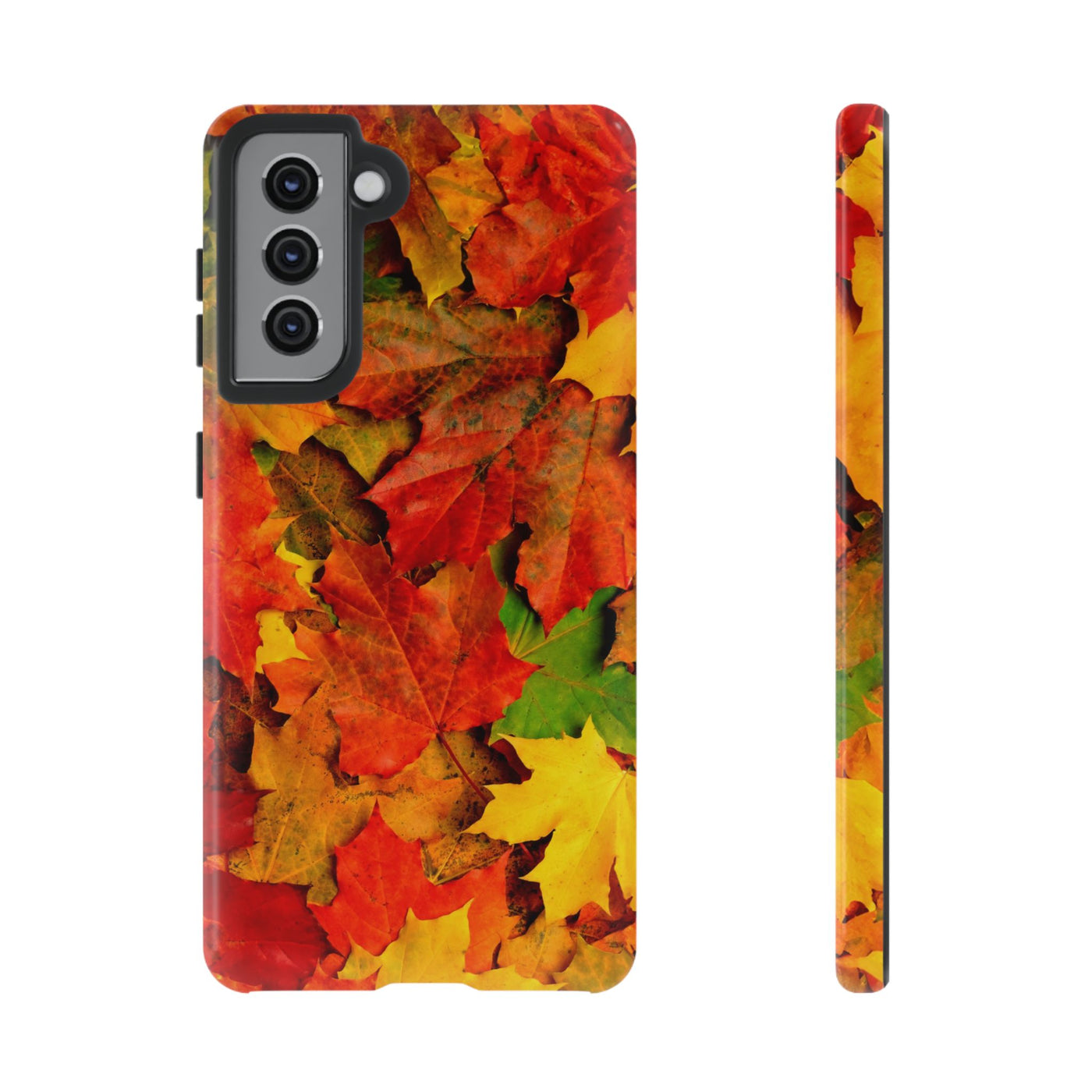 Fall Leaves Impact Resistant, Cute Phone Cases for Samsung S24, S23, S22, S21, IPhone 15 pro Iphone 14 pro Iphone 13 IPhone 12 Iphone 11