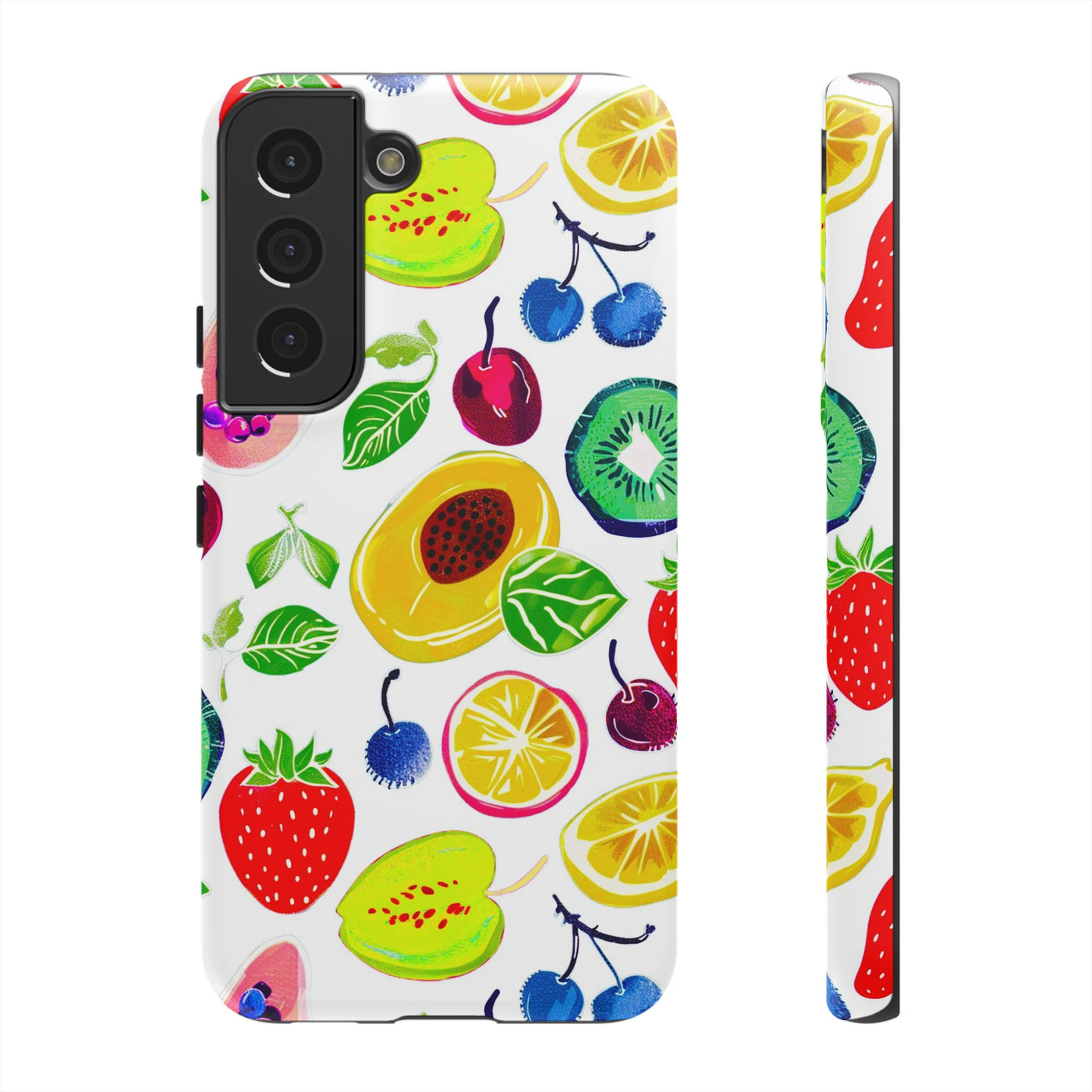 Impact Resistant, Summer Fruit, Cute Phone Cases for Samsung S24, S23, S22, S21, IPhone 15 pro, Iphone 14 pro, Iphone 13 IPhone 12 Iphone 11