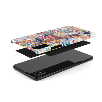 Slim London England Coquette Collage Cute Phone Case for Iphone 17 - | iPhone 16 Pro Max Case | iPhone 15 Case Iphone 14 13 12 11 10 9 8 7 - Studio40ParkLane
