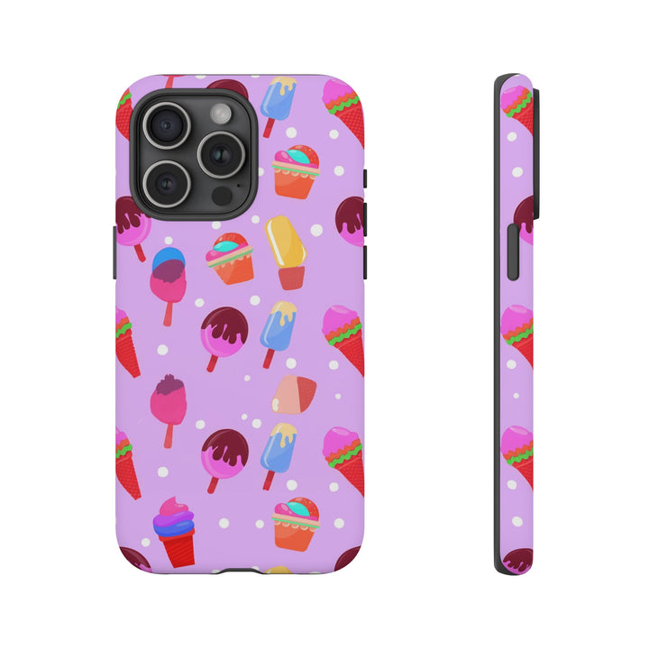 Cute Samsung Case | Cool Iphone Case | Summer Pink Ice - Cream, Samsung S24, S23, S22, S21, IPhone 15 Case | Iphone 14 Case, Iphone 13 Case - Studio40ParkLane