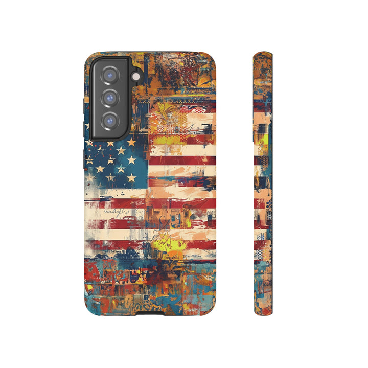 Impact Resistant, American Flag, Cute Phone Cases for Samsung S24, S23, S22, S21, IPhone 15 pro Iphone 14 pro Iphone 13 IPhone 12 Iphone 11 - Studio40ParkLane