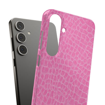 Snap Non Leather Pink Color Pattern Gift for Her Cute Phone Cases for Samsung Galaxy S24, S23, S22, S21, S20, Plus, Ultra, Iphone 16, 15, 14, Pro and Max - Studio40ParkLane