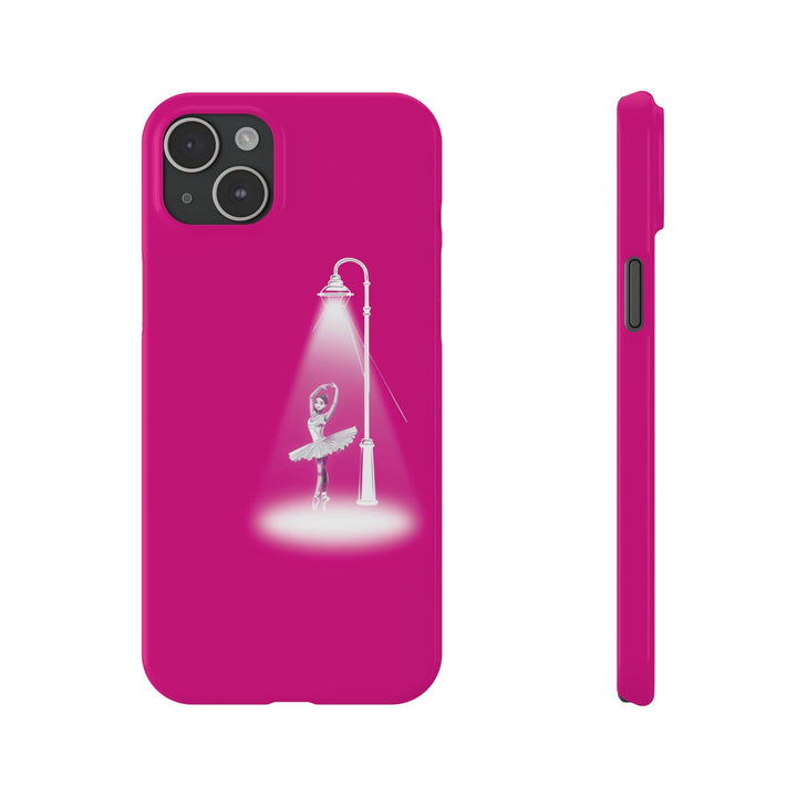 Slim Pink Ballet Dancer Spotlight Gift for Her Cute Phone Cases for Iphone 16 Pro Max | iPhone 15 Case | iPhone 15 Pro Max Case, Iphone 14, 13, 12, 11, 10, 8, 7 - Studio40ParkLane