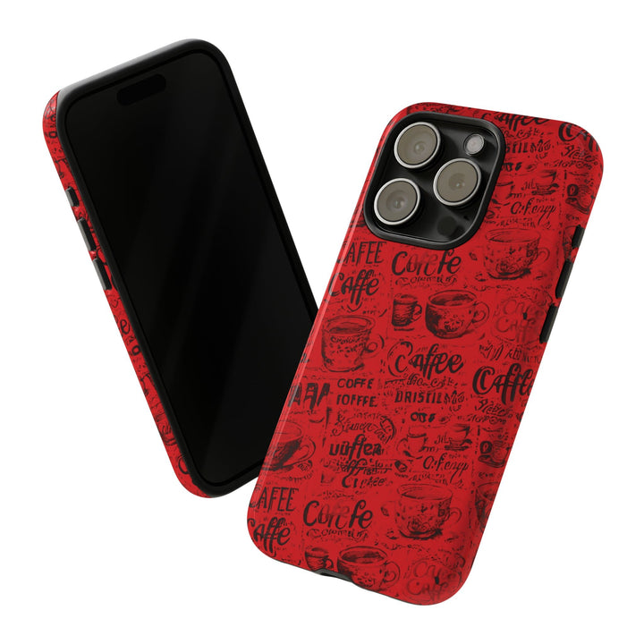 Cute IPhone Case | Red Black Coffee, iPhone 15 Case | iPhone 15 Pro Case, Iphone 14 Case, Iphone 14 Pro Max Case, Protective Iphone Case - Studio40ParkLane